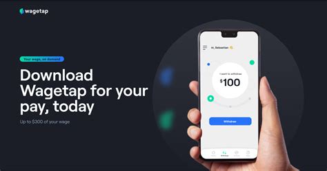 Your wage, on demand Wagetap is your go to wage on demand app where you can access a portion of your wage in real time. . Wagetap login